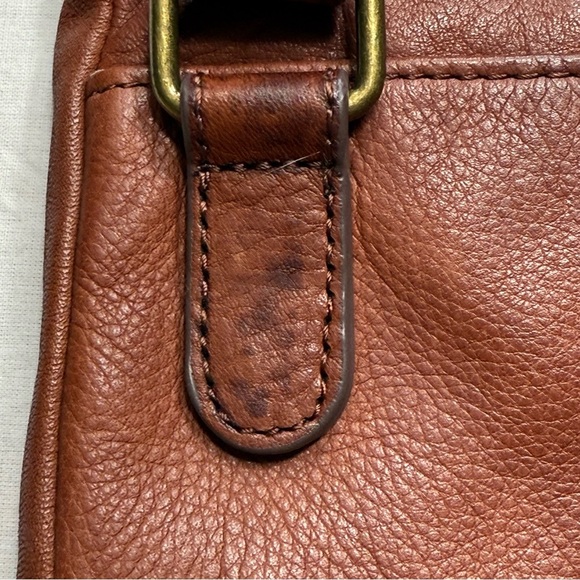 Margot Chestnut Leather Crossbody Bag - Picture 7 of 10